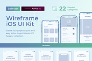 Collector iOS Wireframe UI Kit, a Wireframe Template by Creatoly (Thumbnail 6 of 18)