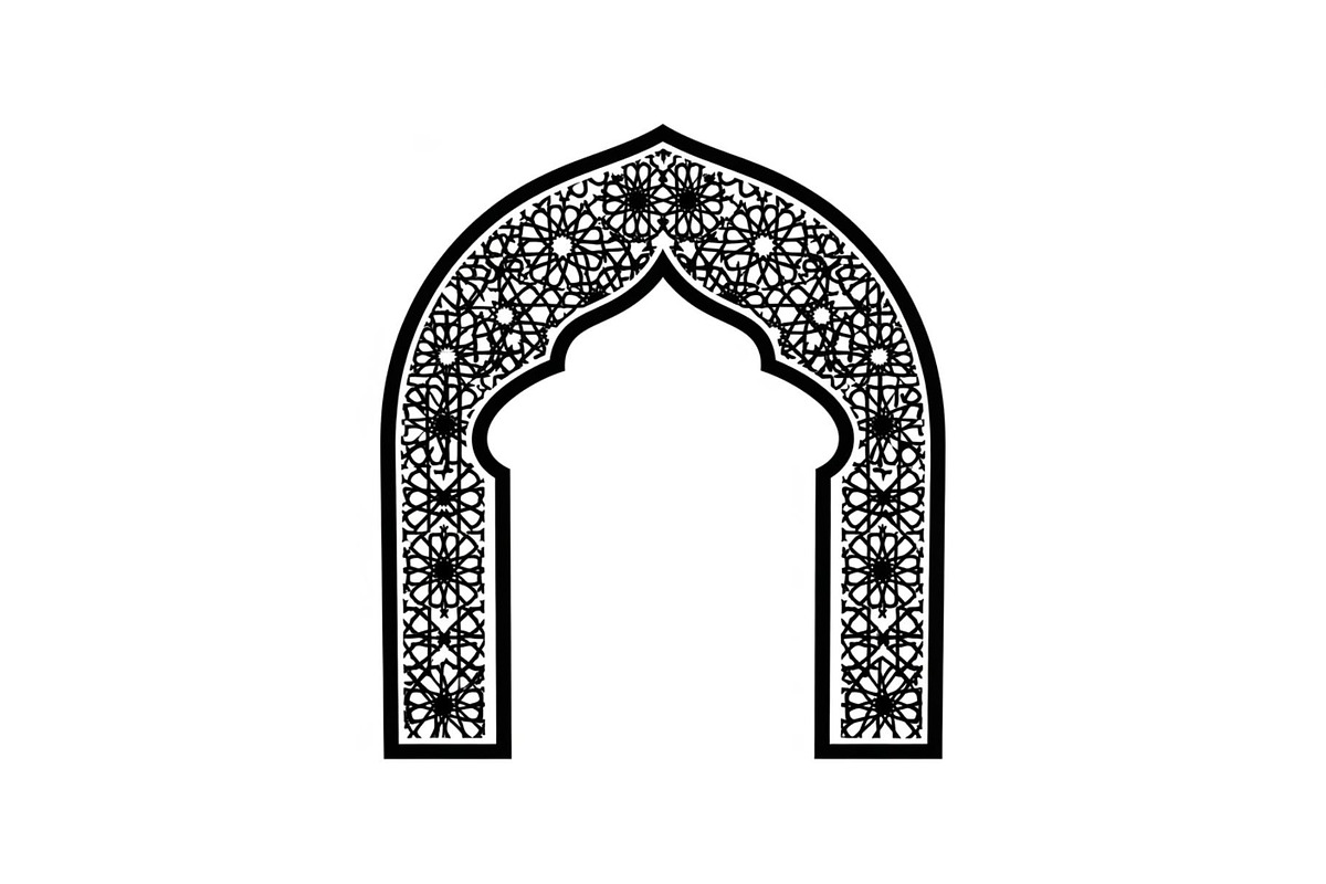 Islamic Arch Window Vector Bundle, an Illustration by yasushie (Photo 25 of 51)