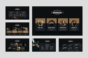 Barber Shop Keynote Template