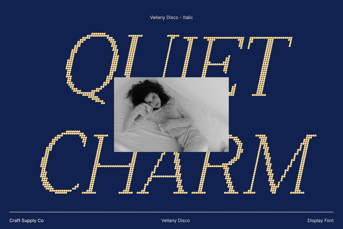 Vellany Disco, a Serif Font by Craft Supply Co. (Photo 6 of 8)