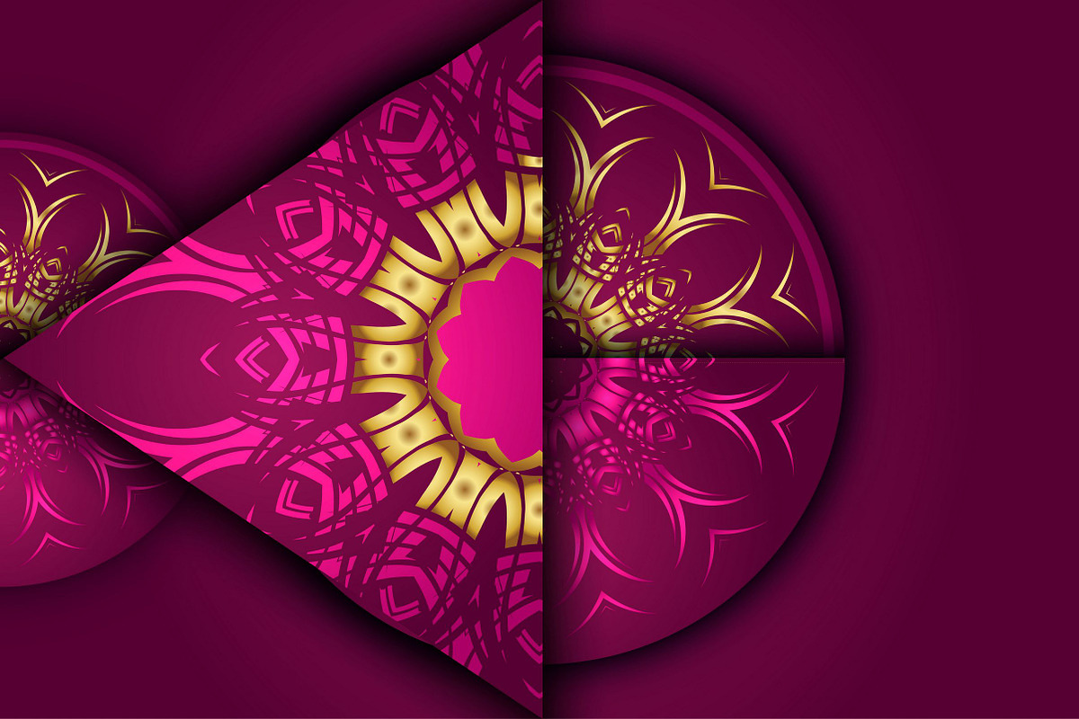 Mandala Circular Pattern Vector Pack, a Background Graphic by NJ Himel (Photo 5 of 95)