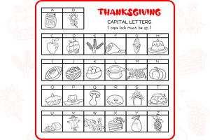 Thanksgiving Doodles - Dingbats Font