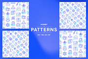 Hobby Patterns Collection, a Pattern Graphic by Alex Blogoodf (Thumbnail 5 of 9)