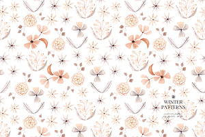 Winter Patterns Watercolor Set