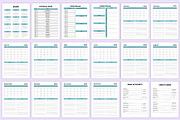 2025 Budget Planner For Canva, a Stationery Template by Shumaya (Thumbnail 2 of 6)
