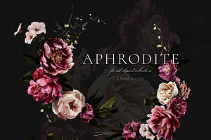 Aphrodite Floral Clip Art Collection