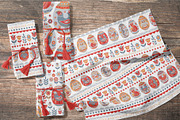 SCANDINAVIAN EASTER EGGS. Vector Set, an Animal Illustration by Irina Skaska (Thumbnail 2 of 9)