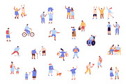 Cute Tiny People vector bundle, a Person Illustration by Vector_Art (Thumbnail 8 of 14)