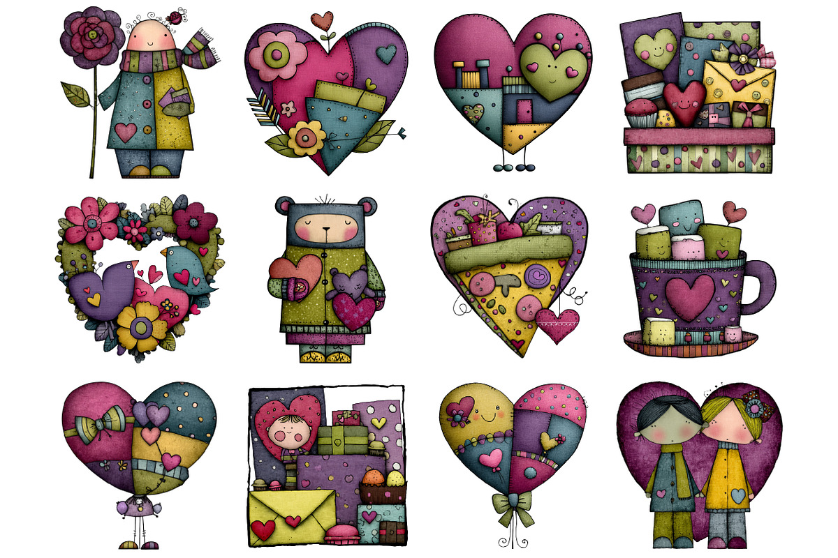 Valentine's Day Love Letter Clipart, a Graphic by CitraGraphics (Photo 2 of 4)