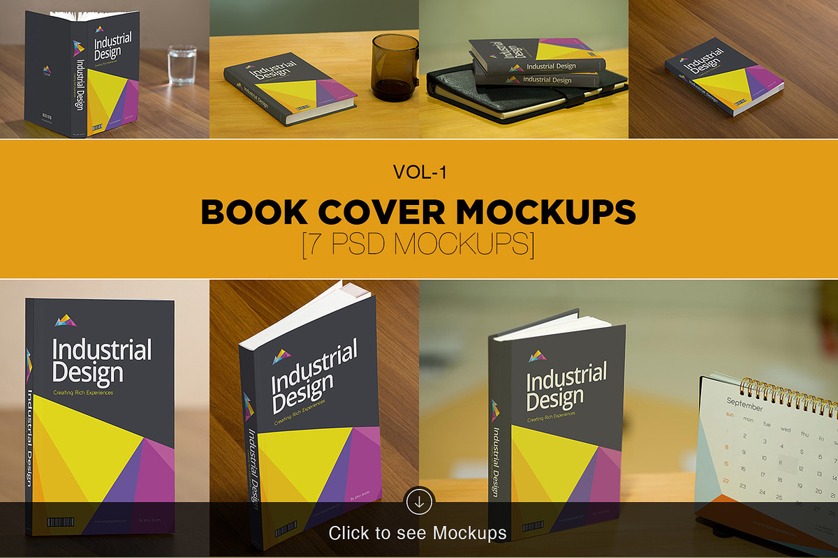 65 Book Mockups Bundle, a Print Template by ZippyPixels (Photo 3 of 6)