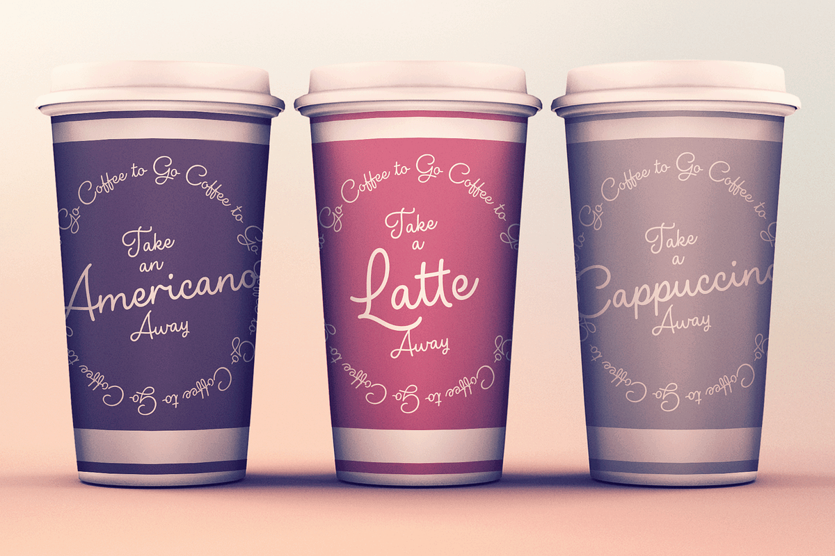 Shirataki Script Font preview 4