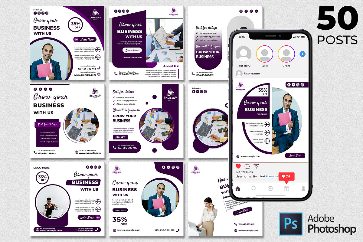 Promotional - Posts - Editable, a Social Media Template by Mohammad Sarfaraz (Photo 1 of 5)
