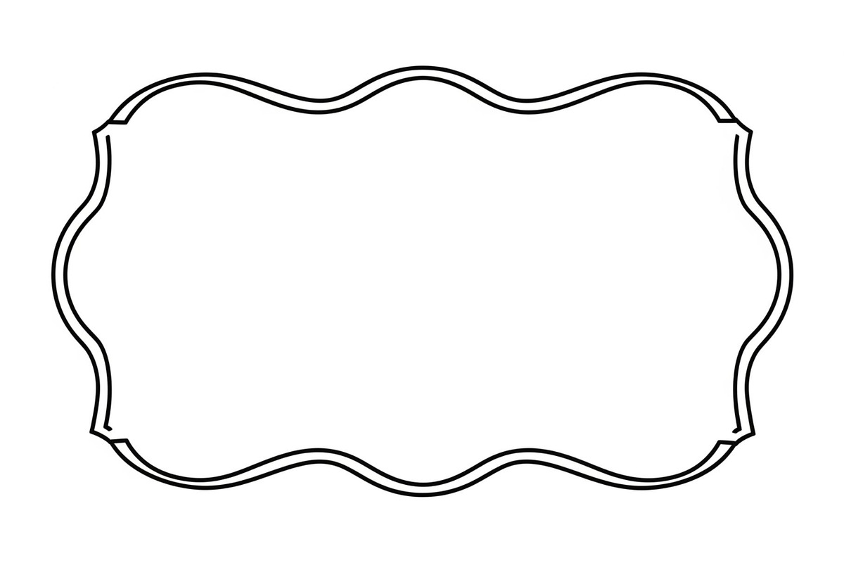 Wavy Scalloped Label Frame Bundle, an Illustration by musafir_fashion (Photo 46 of 51)