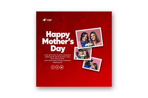 Mother's Day Post Template, a Social Media Template by Saman Osama