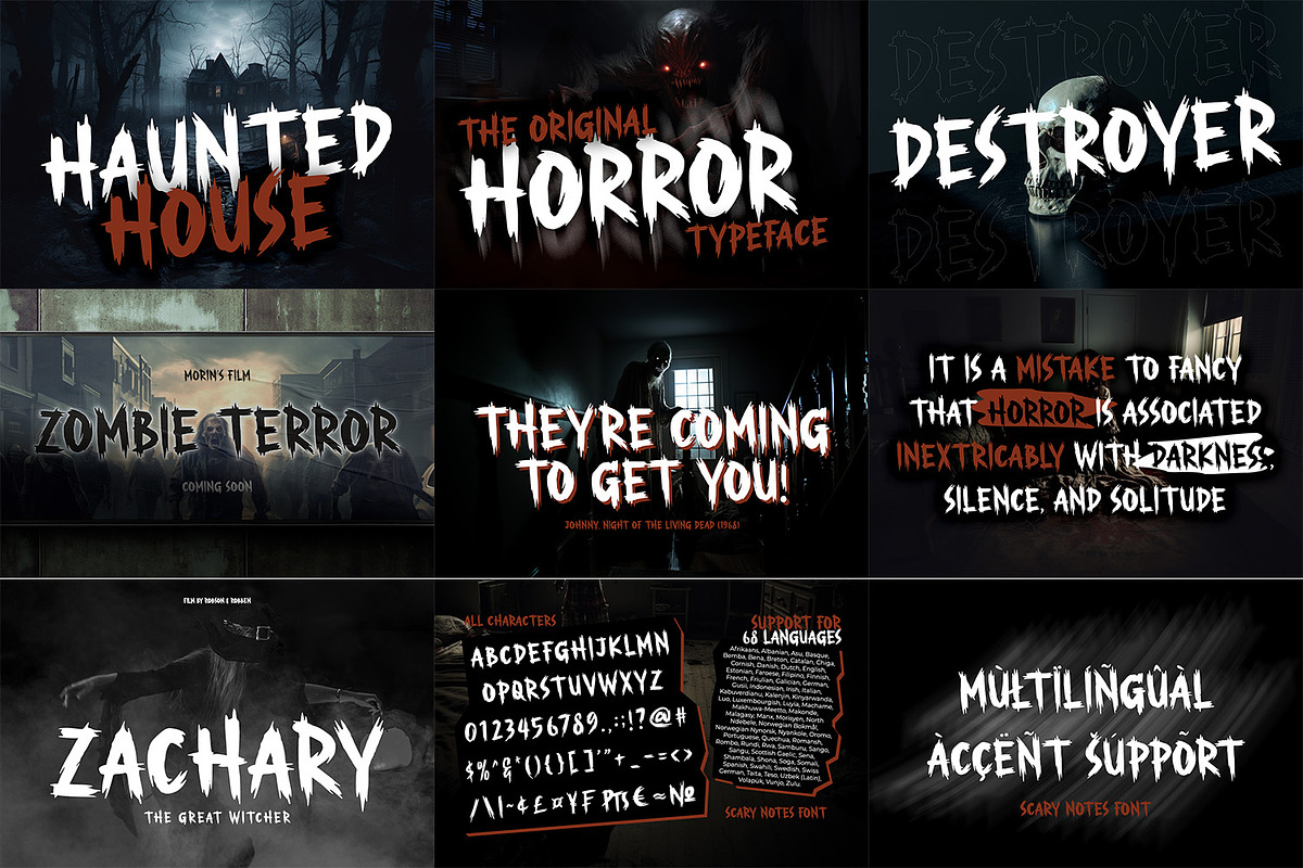 Special Horror Font Bundle, a Handwritten Font by Ditatype (Photo 11 of 13)