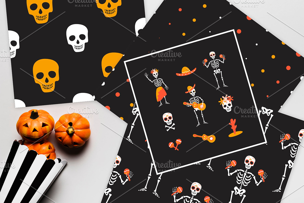 Skeleton Font and Graphics Pack preview 7