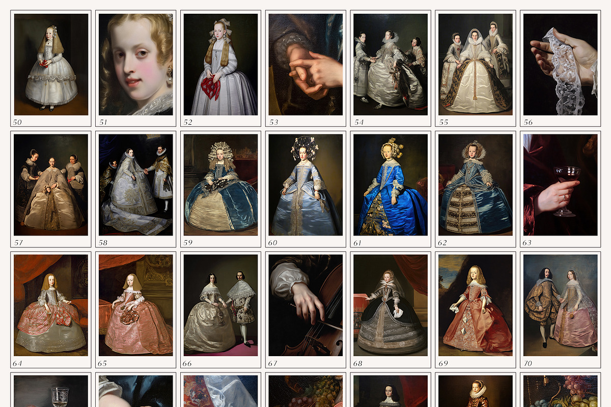 Infanta - Baroque Art Prints Set, an Object Graphic by Kaleriia (Photo 7 of 17)