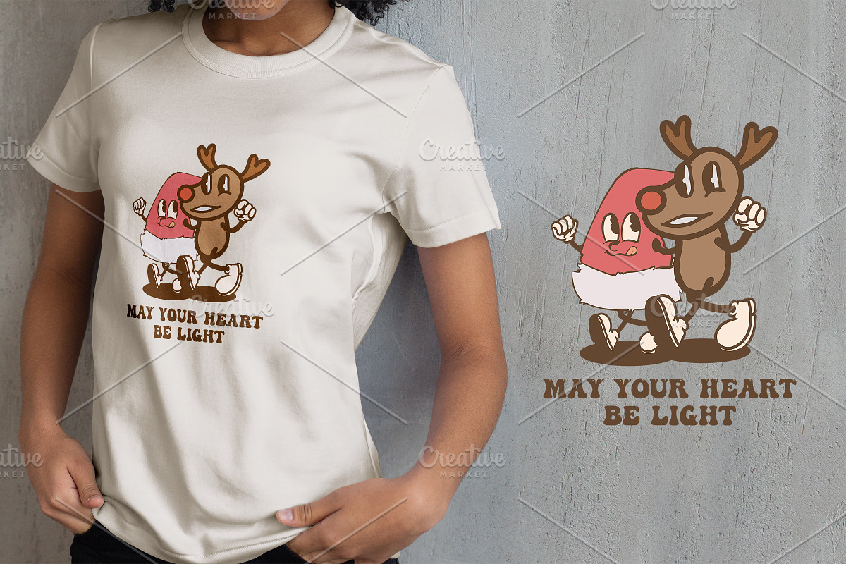 Christmas Santa Hat Mix Cartoon, an Illustration by vectstudio (Photo 2 of 5)