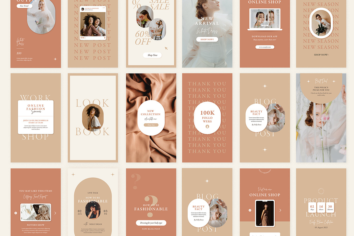 Alodie - Fashion Instagram Pack, a Social Media Template by Vynetta (Photo 12 of 12)