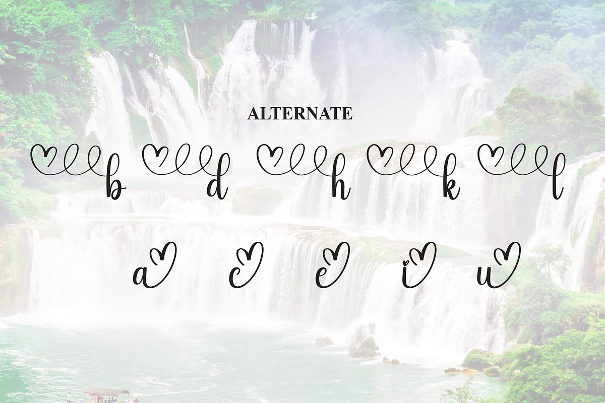 Cascade | Script Font, a Handwritten Font by Scratchones (Photo 7 of 8)
