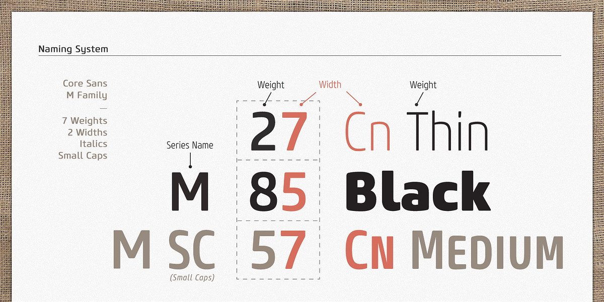Core Sans M, a Sans Serif Font by S-Core (Photo 1 of 5)