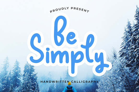 Be Simply Monoline Calligraphy Font preview 8