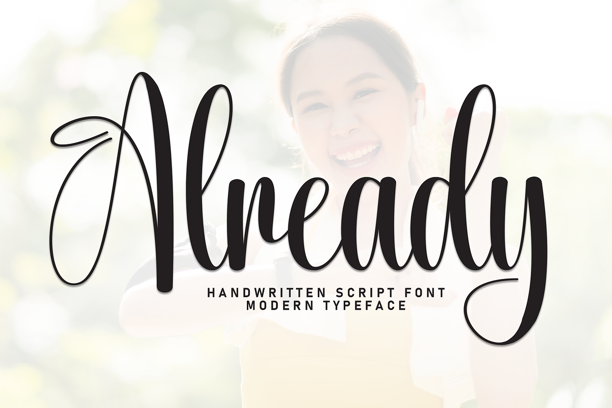 Already | Script Font, a Handwritten Font by Scratchones (Photo 1 of 8)