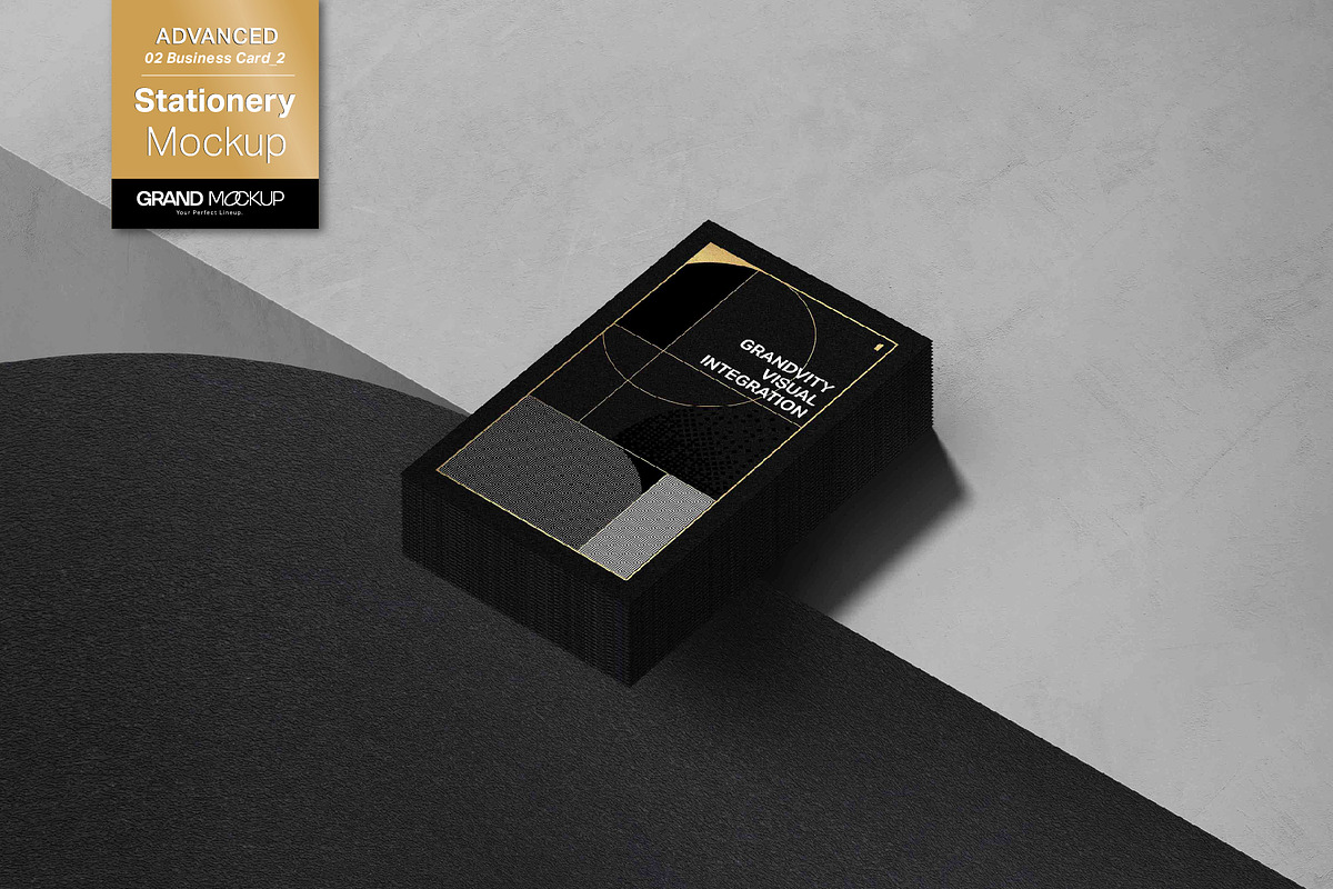 02 Business Card (Advanced), a Product Mockup by Grandvity Design (Photo 1 of 7)