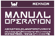 android robot font, a Font by weknow (Thumbnail 4 of 5)