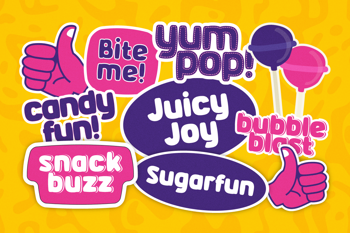 Chubzy - Chubby Display, a Sans Serif Font by Brand_Hero (Photo 5 of 10)