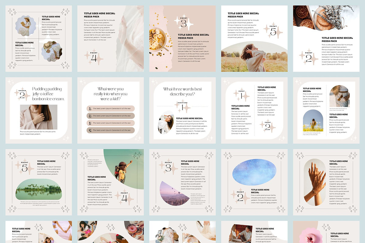 Instagram Template Canva Pack Shine, a Social Media Template by Keikoya (Photo 13 of 18)
