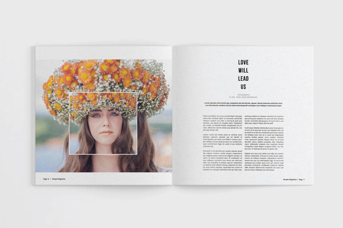 Square Magazine Template, a Magazine Template by Alhaytar