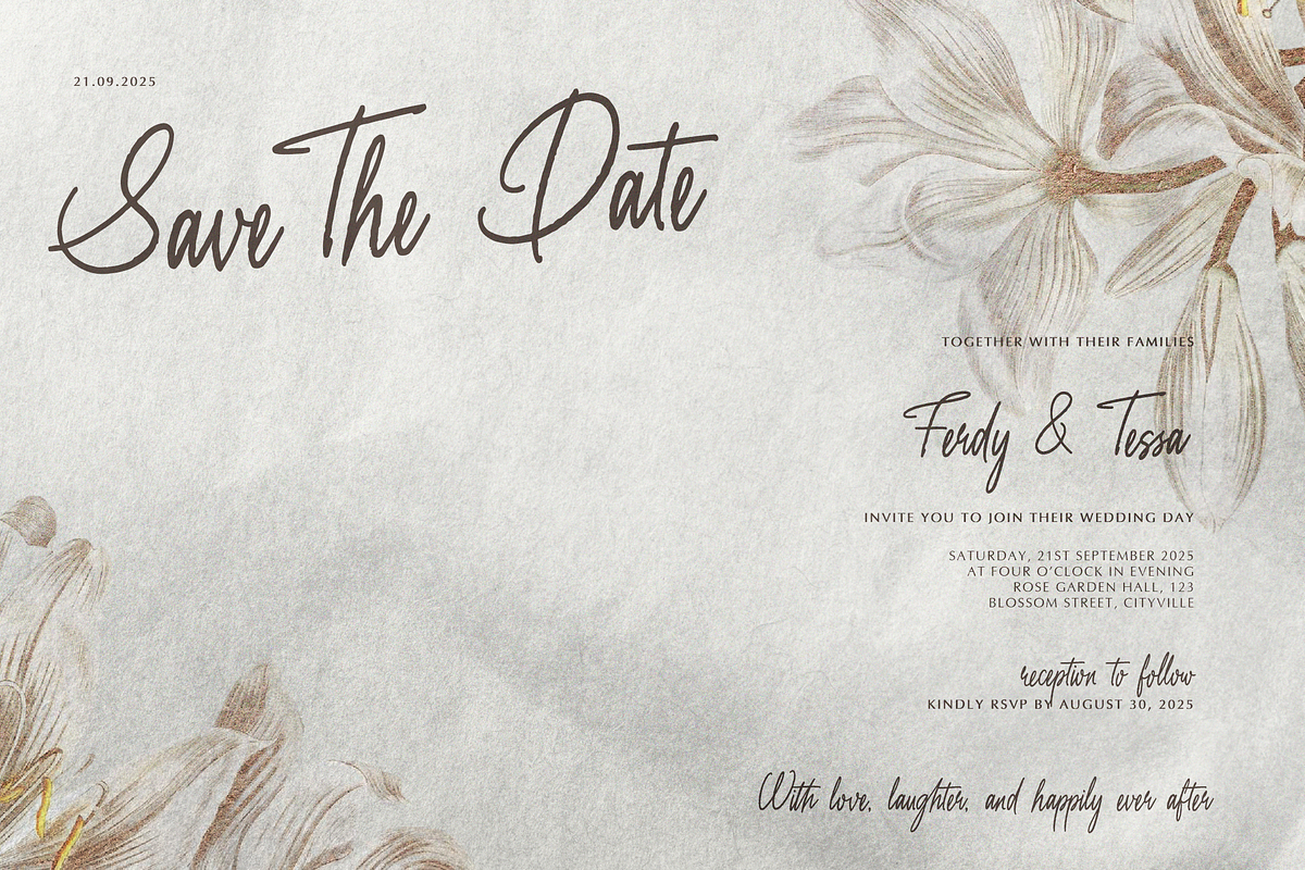 Daily Miracle | Script Handwritten, a Script Font by Denustudios (Photo 5 of 12)