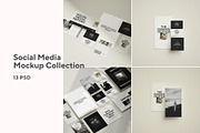 Social Media Mockup Collection, a Device Mockup by Mockup Line (Thumbnail 1 of 9)