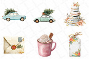 Aesthetic Christmas Clipart, an Illustration by DreamPrint404 (Thumbnail 4 of 5)