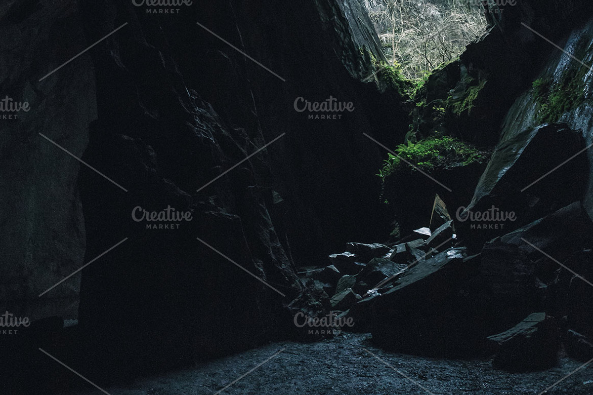 Dark Cave with Natural Opening, a Nature Photo by James Kemp Photography (Photo 1 of 2)