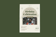 Birthday Invitation Card, an Invitation Template by Neermana (Thumbnail 4 of 4)