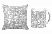 City map pattern, a Pattern Graphic by AlexZeL (Thumbnail 6 of 6)