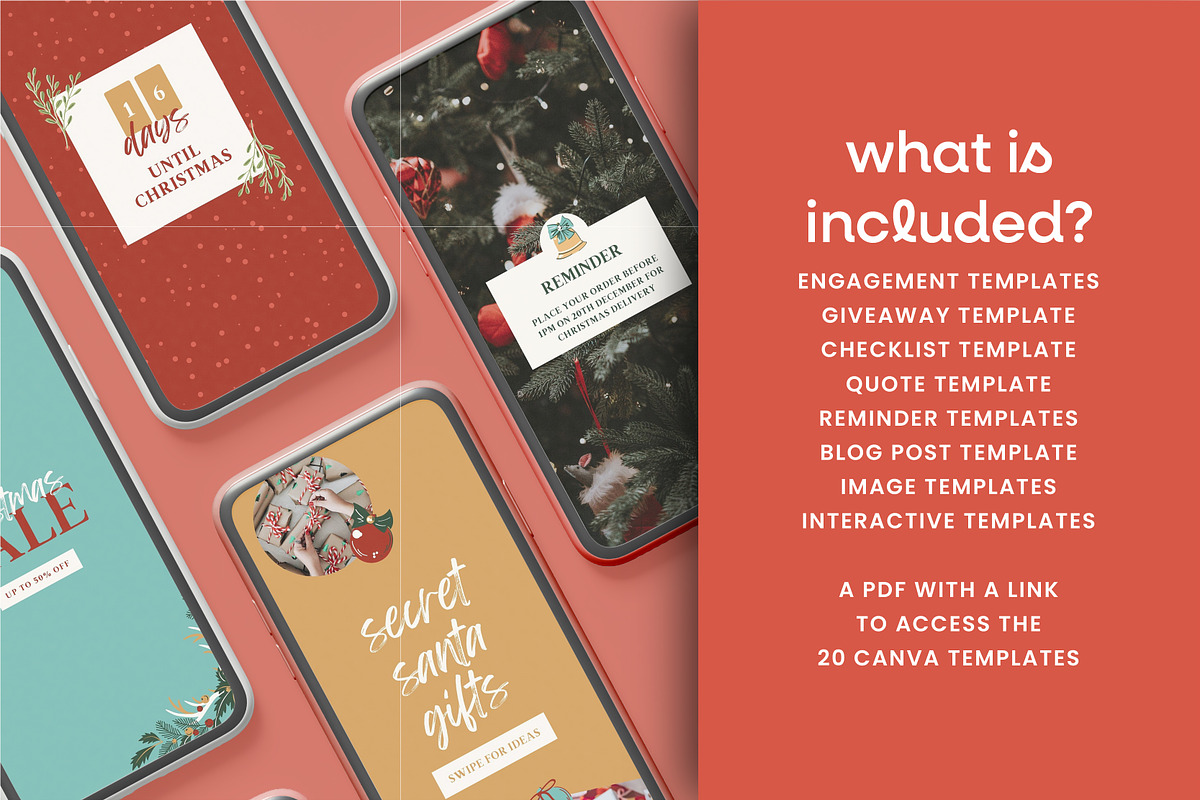 Christmas Instagram Stories, a Social Media Template by Templatez.Co (Photo 5 of 5)