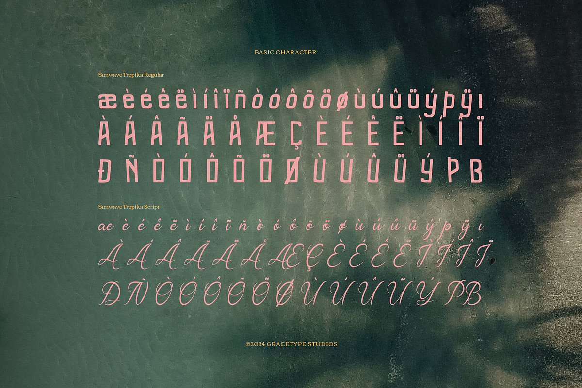 Sunwave Tropika Bay Hand Drawn Duo, a Handwritten Font by gracetype_studio (Photo 11 of 12)