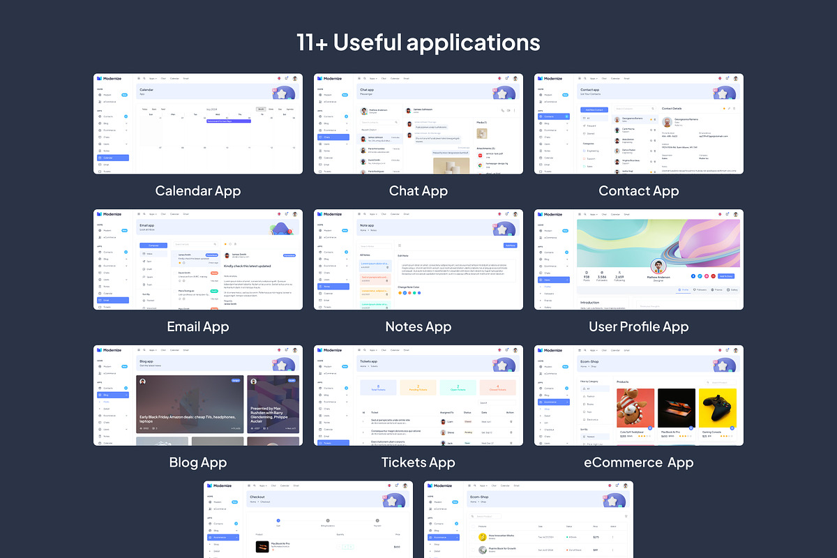 Modernize Nextjs Admin Dashboard, a Templates & Theme by AdminMart (Photo 6 of 15)