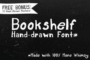 Bookshelf Font + Bonus