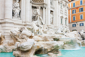 Famous trevi fountain in rome, an Architecture Photo by BOOCYS