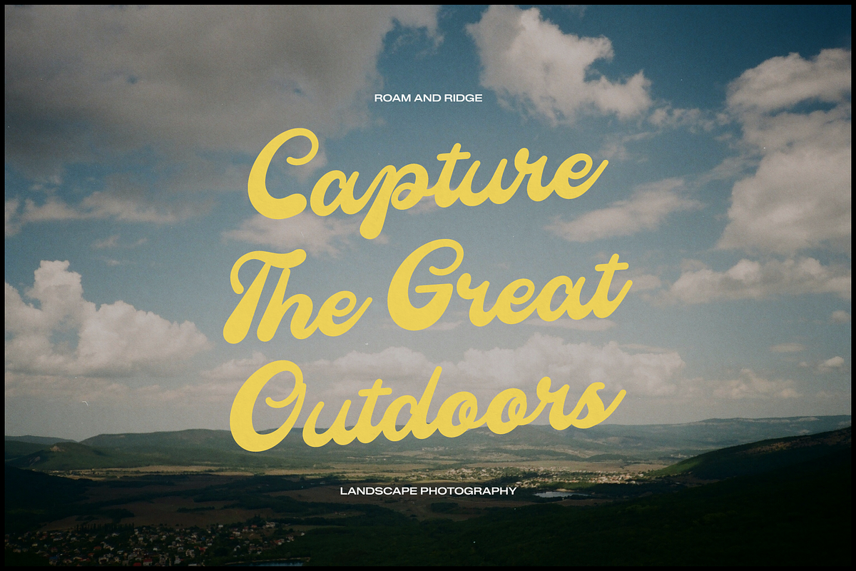 Mainer Wisdom | Retro Bold Script, a Script Font by gracetype_studio (Photo 2 of 12)