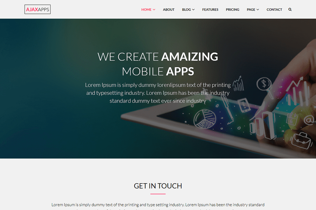 AJAXAPPS Creative HTML5   Template, a HTML Template by CreativeGigs (Photo 2 of 5)