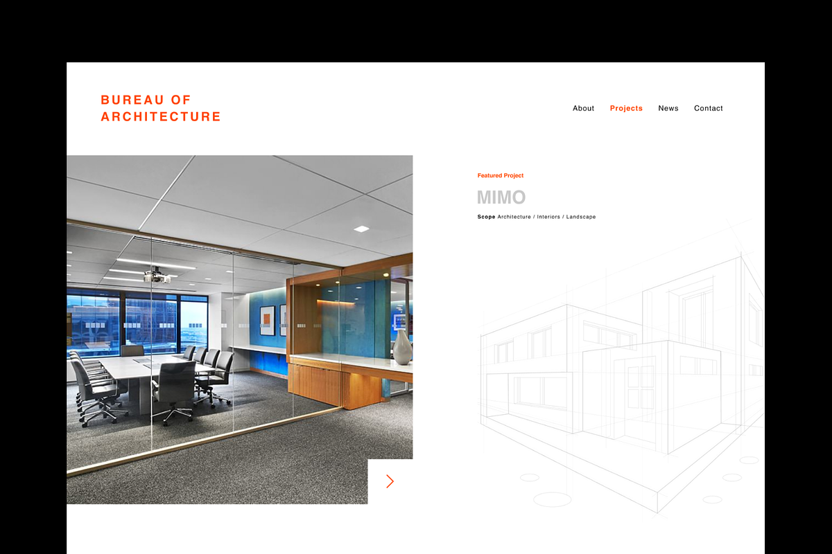 Architecture Figma&Sketch Template, a Landing Page Template by darina.vnk (Photo 5 of 6)