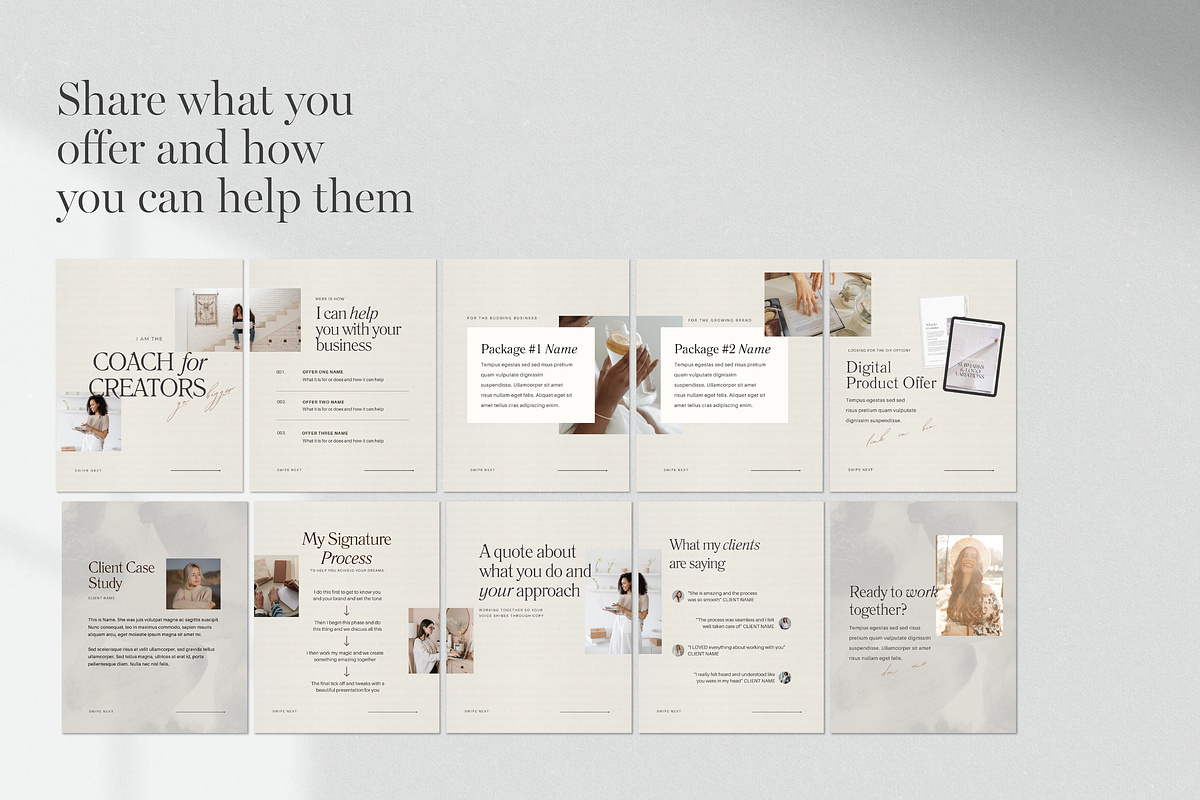 Instagram Pinned Post Carousels, a Social Media Template by Tabitha Emma (Photo 5 of 10)