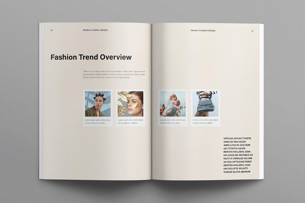 Modern Creative Lifestyle Magazine, a Magazine Template by MassiveCreator (Photo 4 of 7)