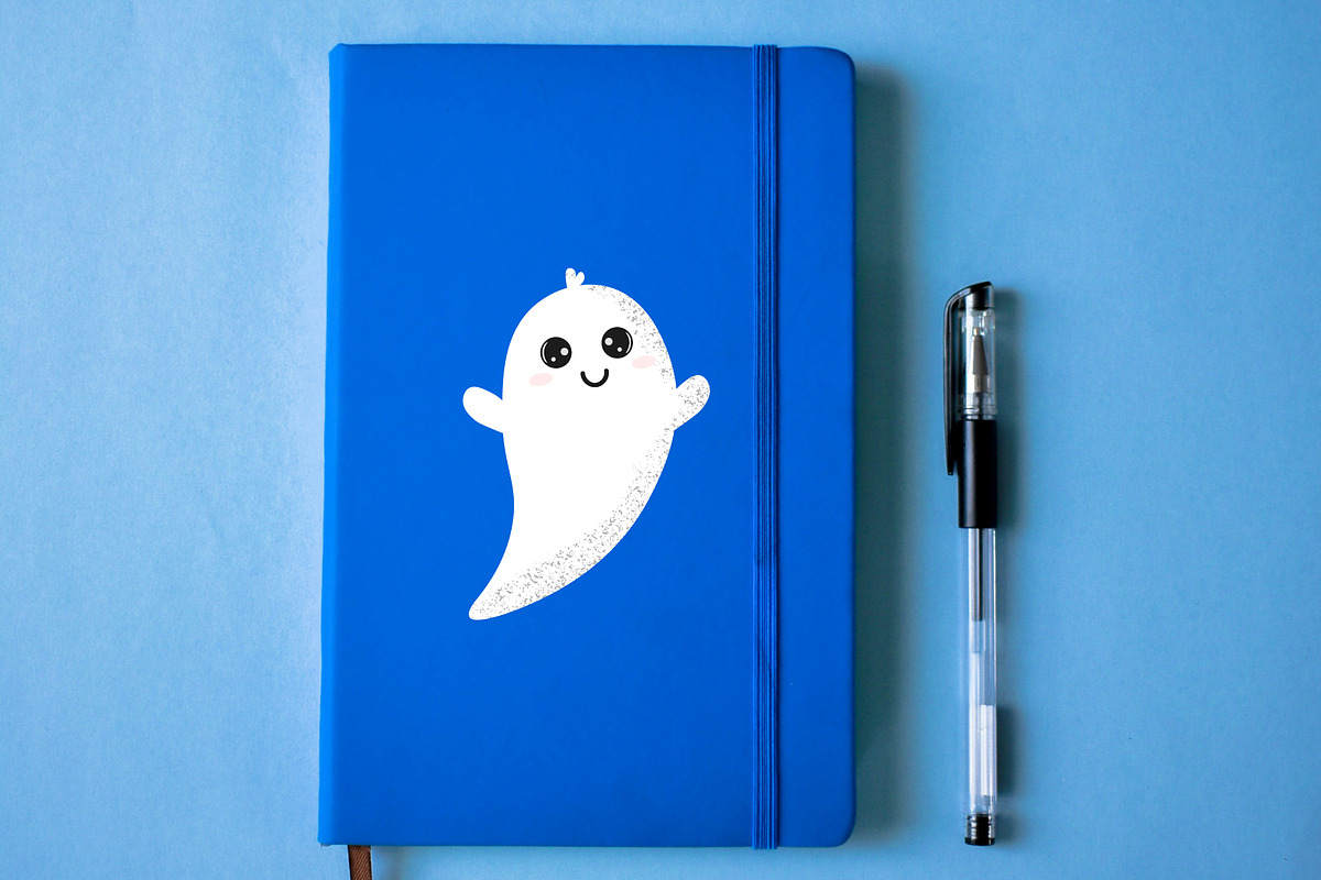Adorable Cartoon Ghosts, a Decorative Illustration by linakilljoy (Photo 3 of 3)