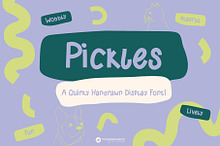 Pickles - Handwritten Display Font